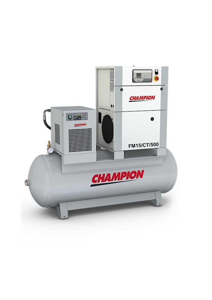 Champion FM 15 – 13 bar 500LT Tank + Dryer