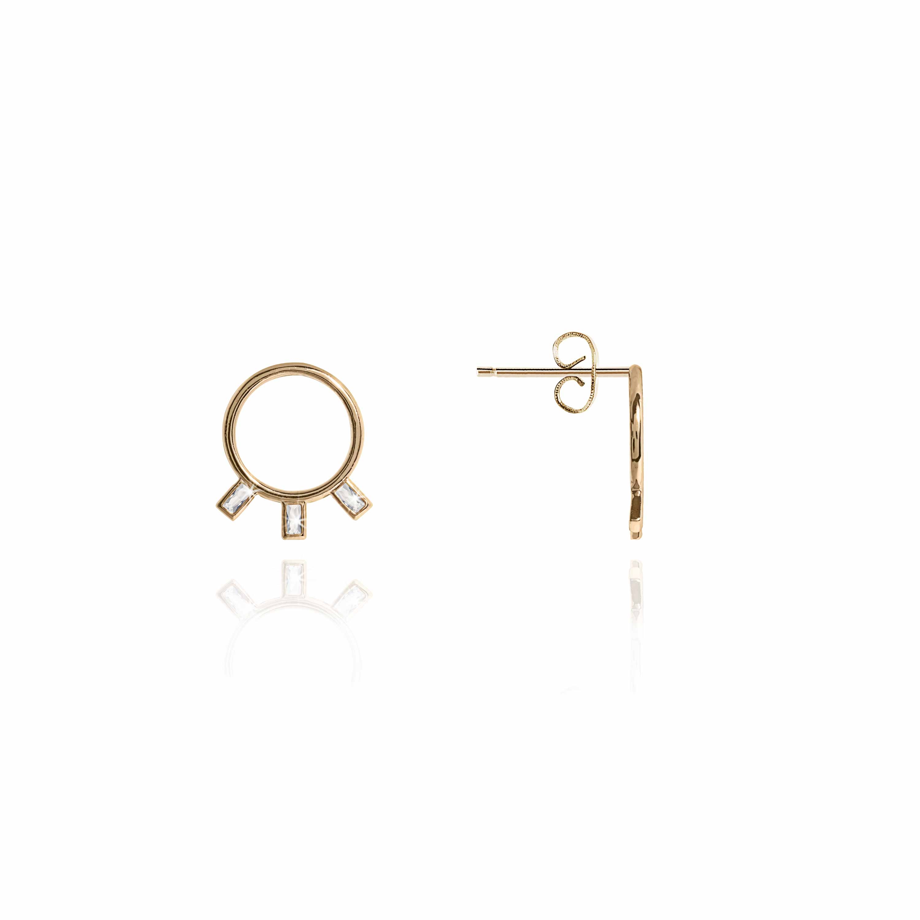 Joma Statement Studs – Circle Stud Earrings