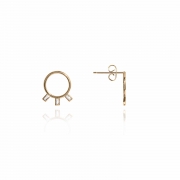 Joma Statement Studs – Circle Stud Earrings