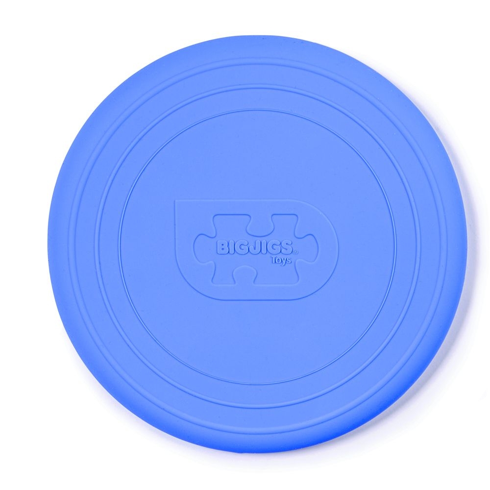 Bigjigs Eco Flying Frisbee Ocean Blue – Children’s Learning & Vocational Sensory Toys For Children Aged 0-8 Years – Summer Toys/ Outdoor Toys