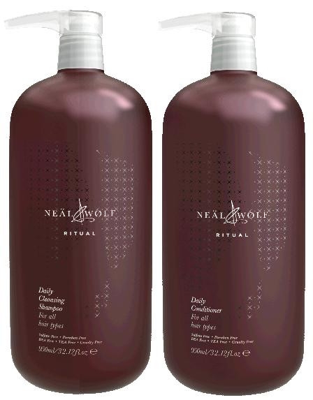 Neal & Wolf Cleanse & Care Shampoo & Conditioner 950ml Duo