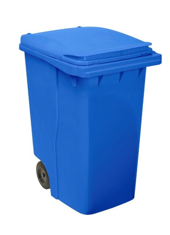 360L Two Wheel Plastic Bin – Blue