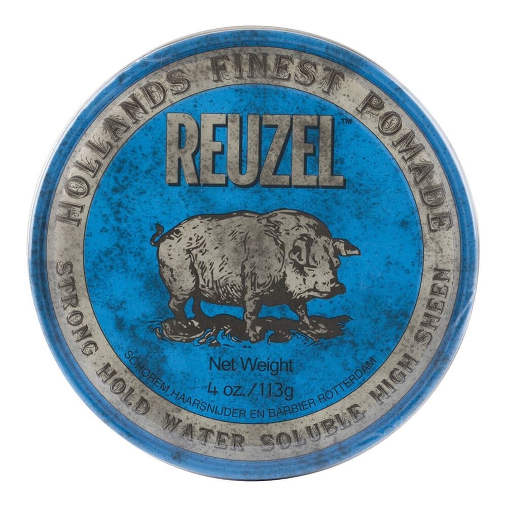 Reuzel Blue Pomade Strong Hold Water Soluble High Sheen 113g