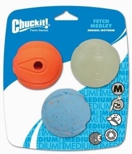 Chuckit – Fetch Medley – 3 pk – 6.5cm