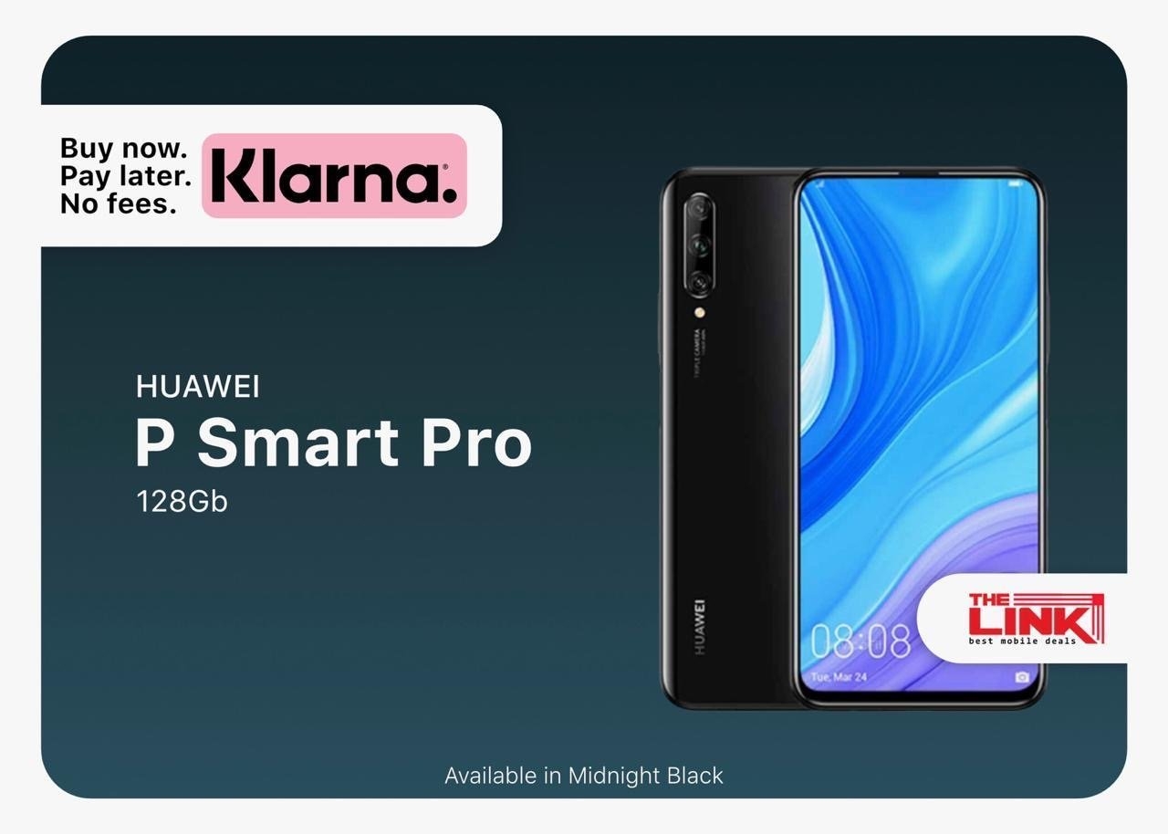 Brand New, Huawei P Smart Pro Dual SIM, 128GB, Unlocked, 24 Month Warranty – Midnight Black