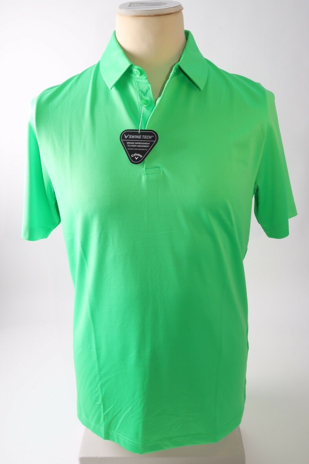 Callaway Men’s Solid Polo – M – Green – Get That Brand