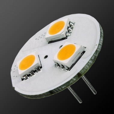 3 LED Back Pin G4 – 12V Lights – Suitable For Horseboxes, Caravans & Boats – Aten Lighting