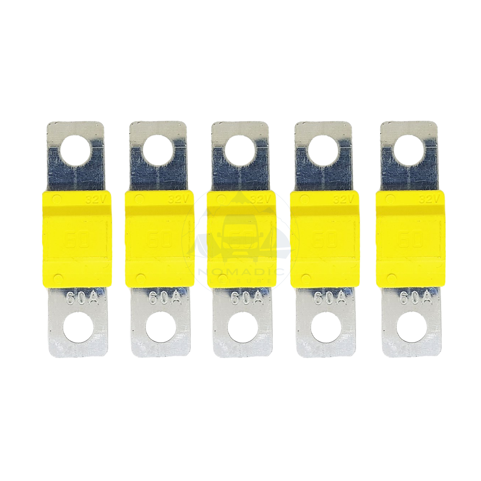 Midi Fuse/Link Fuses 30A-200A – 60A – 5 Pack – Nomadic Leisure