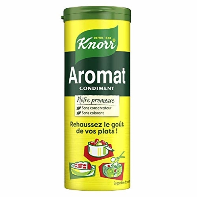 Aromat powder seasoning- Knorr, 70gAromat condiment en poudre boite ronde – Aromat powder seasoning-Knorr, 70g – Chanteroy – Le Vacherin Deli