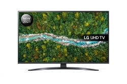 LG 43UP78006LB 43” UHD 4K Smart HDR AI TV with Wifi & WebOS & Freeview/ Freesat – Yellow Electronics