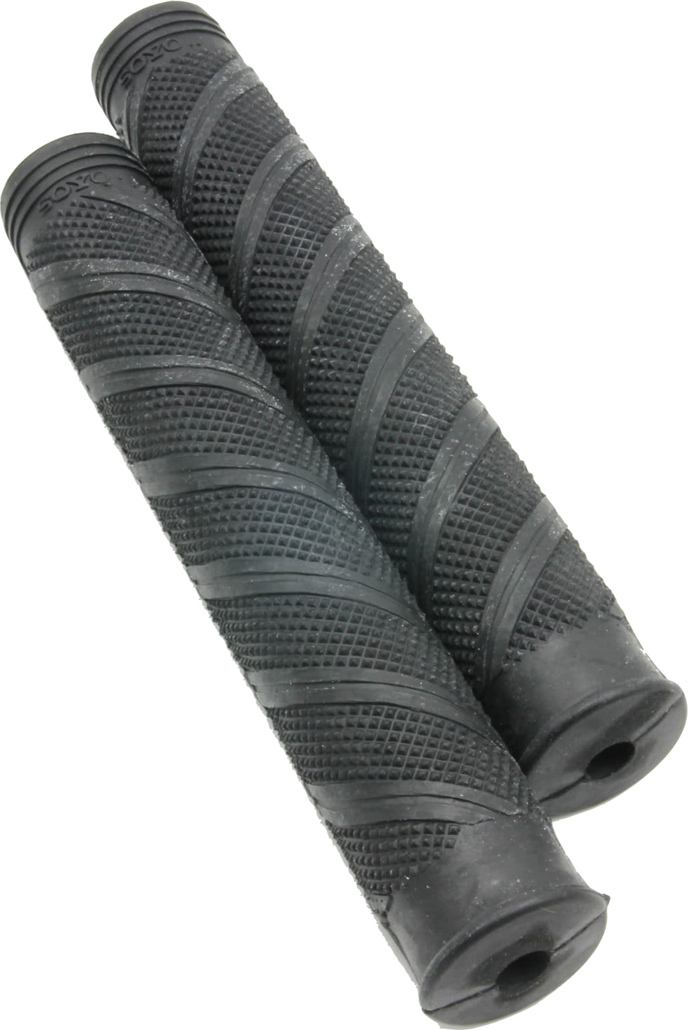 Soyo SV Long Drop Bar Track 175mm Handlebar Grips Black – Sprockets UK