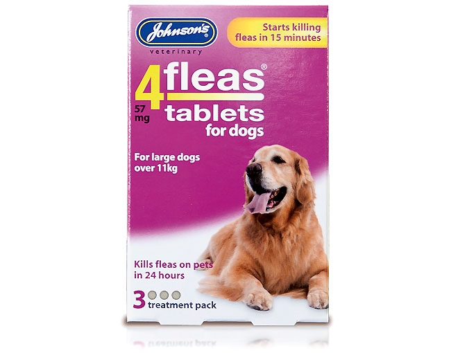 4fleas Tablets for Dogs 11kg and up 3 Tablets