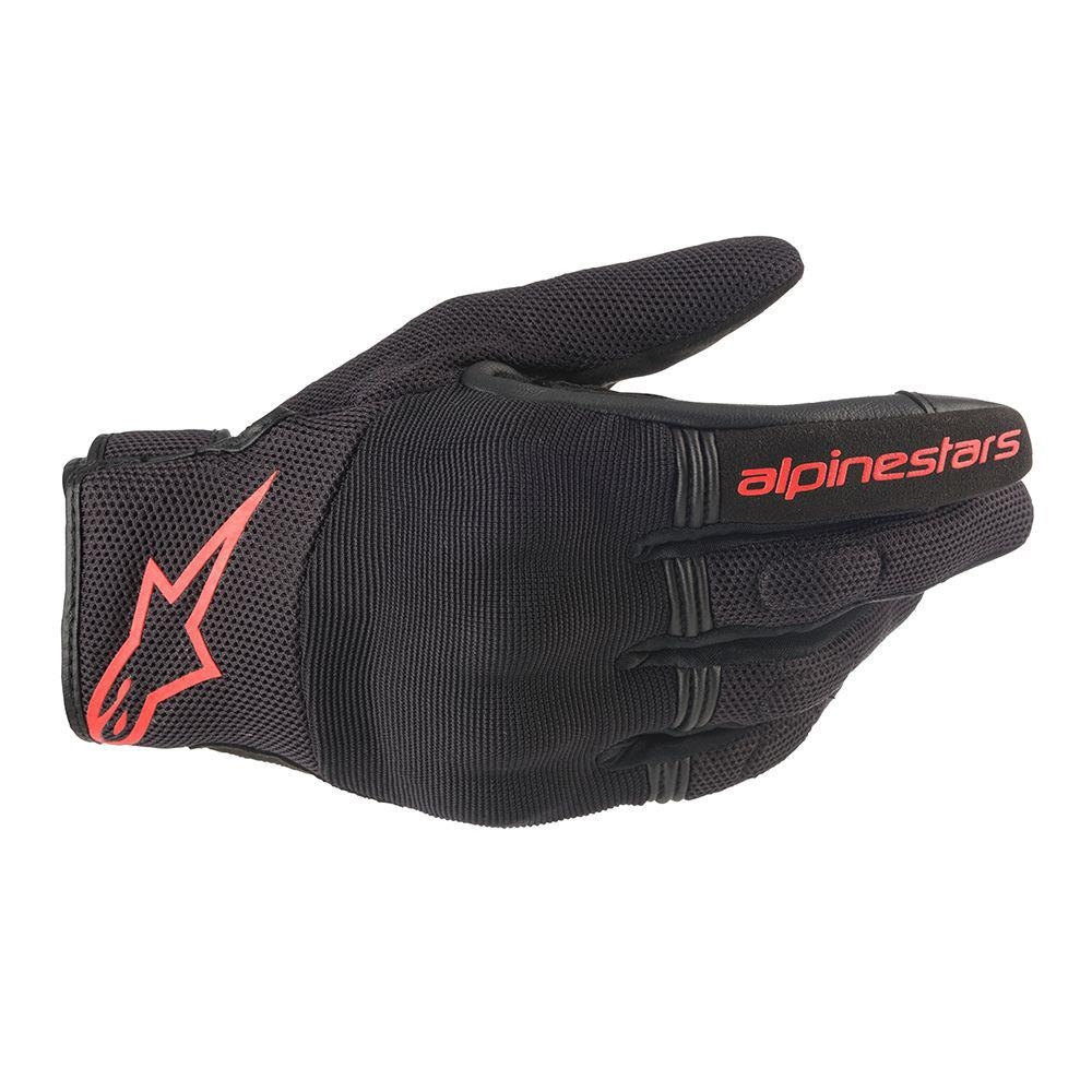Alpinestars Copper Motorcycle Gloves Black Red Fluo Medium – My Bike Solutions