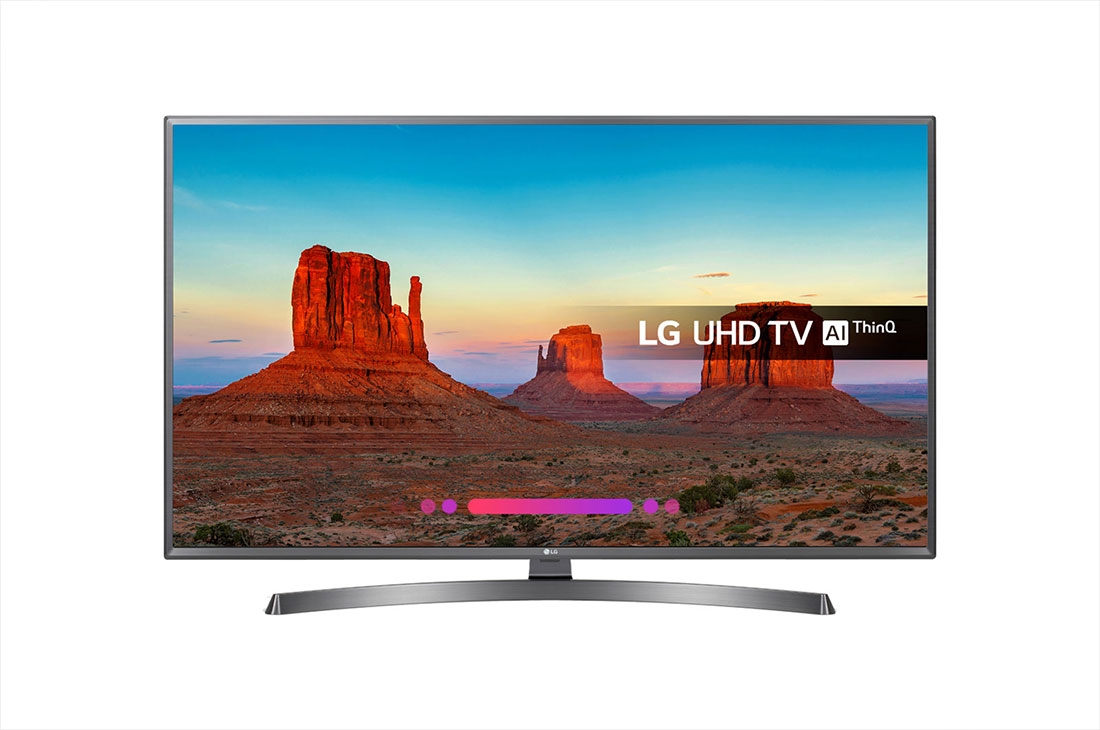 LG 50UK6750PLD 50” Ultra HD 4K Smart HDR TV with Wifi & WebOS & Freeview (PMCMB) – Yellow Electronics