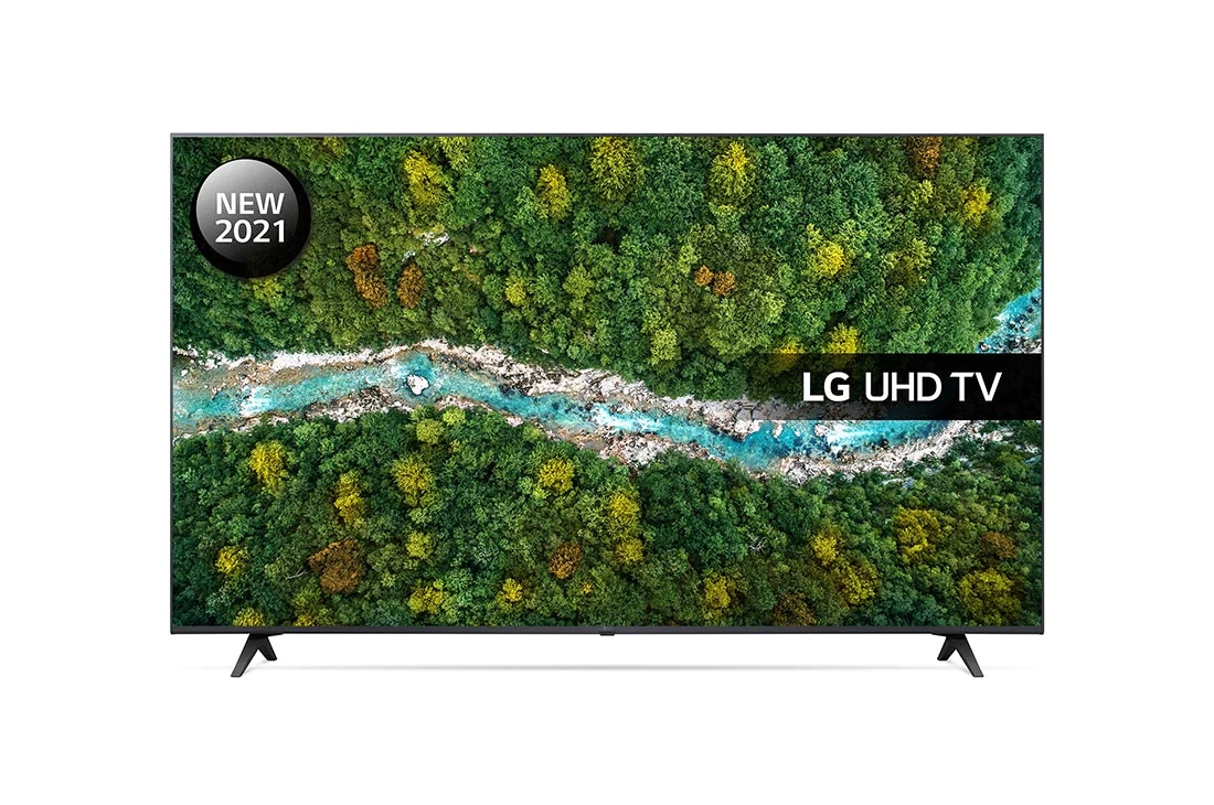 LG 50UP77006LB 50” UHD 4K Smart HDR AI TV with Wifi & Freeview Play & Freesat – Yellow Electronics