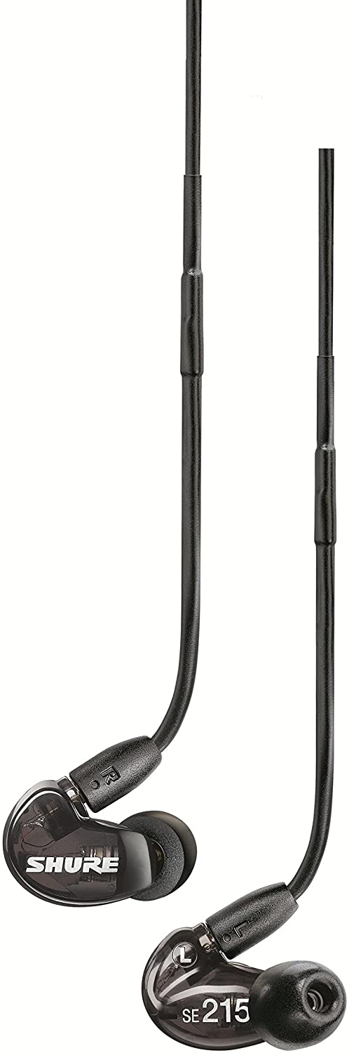 Shure SE215 Sound Isolating Earphones with 3.5mm Cable, Remote and Mic, Black – DJ Equipment From Atrylogy