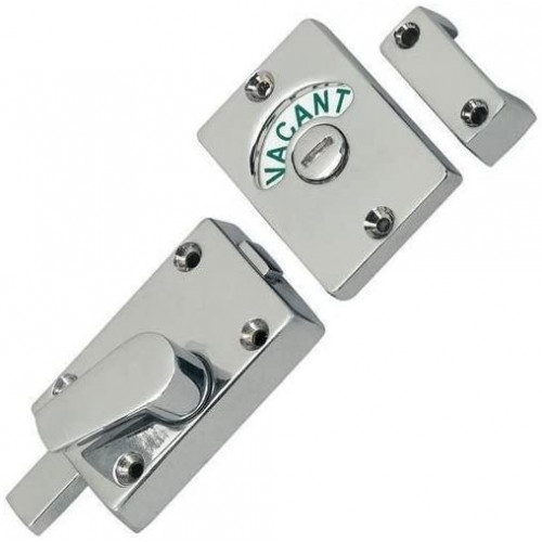 Golden Grace Polished Chrome Bathroom Toilet Lock Indicator Bolt Vacant & Engaged – My Door Handles