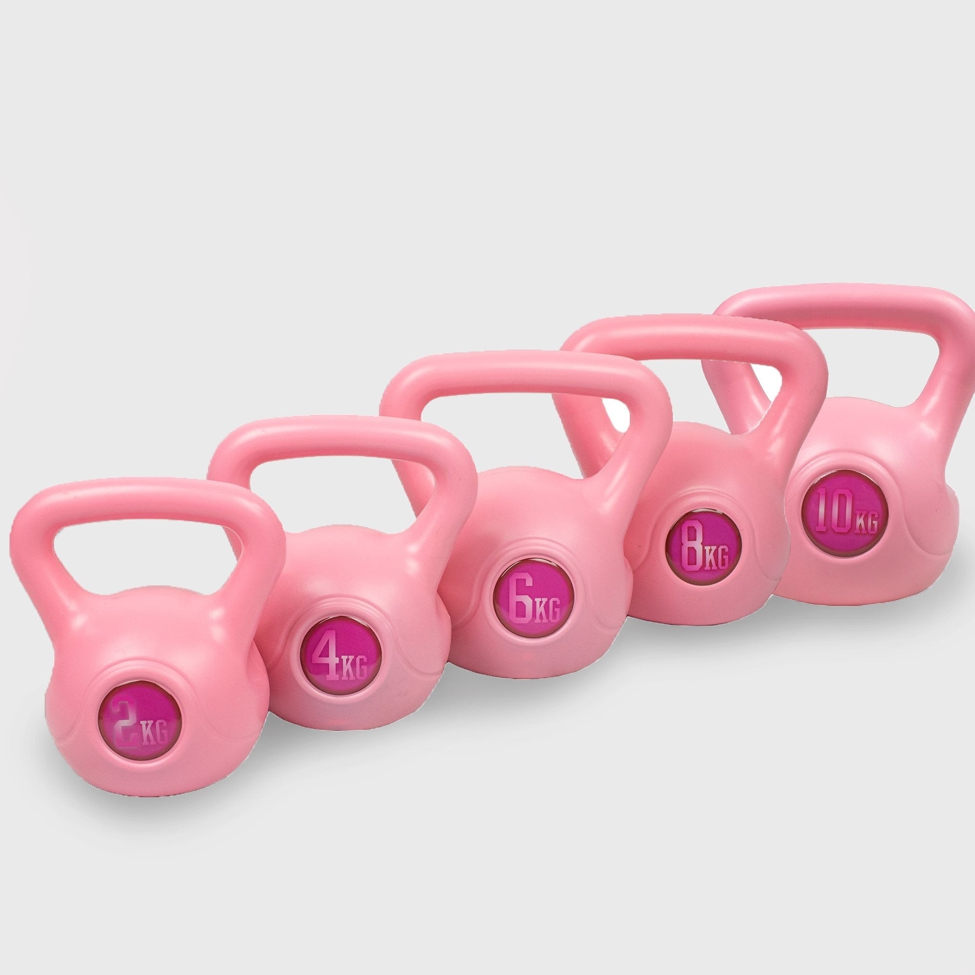 Pink Kettebells | Fitness Equipment Dublin Full set 2-12kg