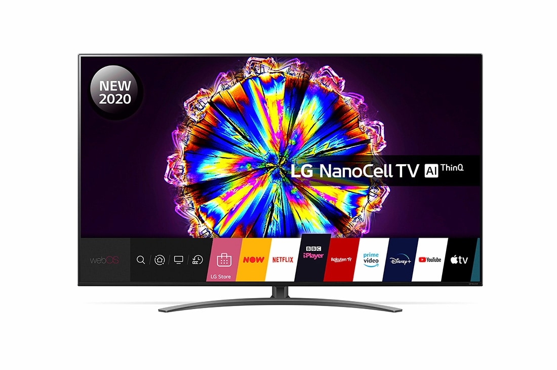 LG 55NANO916NA 55” UHD 4K Smart HDR NanoCell AI TV Wifi WebOS Freeview/ Freesat – Yellow Electronics