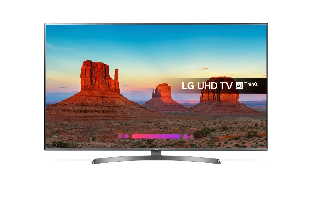 LG 55UK6750PLD 55” UHD 4K Smart TV with Wifi & WebOS & Freeview/ Freesat – Yellow Electronics