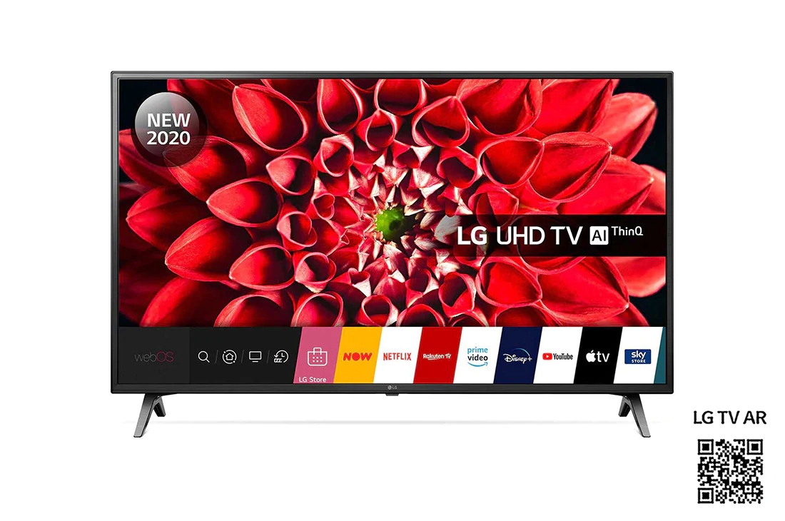 LG 55UN71006LB 55” UHD 4K Smart HDR AI TV with Wifi & WebOS & Freeview/ Freesat – Yellow Electronics