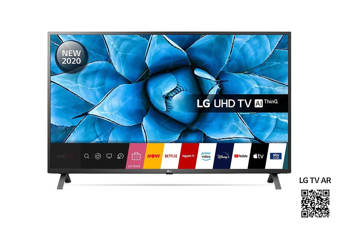 LG 55UN73006LA 55” UHD 4K Smart HDR AI TV with Wifi & WebOS & Freeview/ Freesat – Yellow Electronics