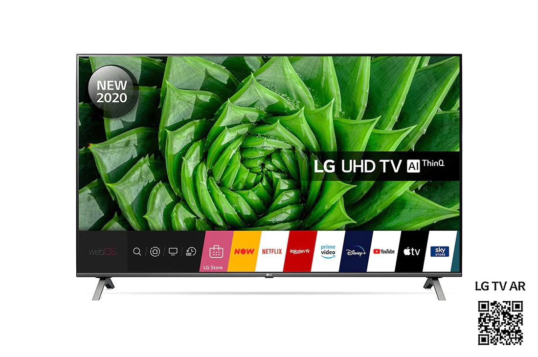 LG 55UN80006LA 55” UHD 4K Smart HDR AI TV with Wif & WebOS & Freeview/ Freesat – Yellow Electronics