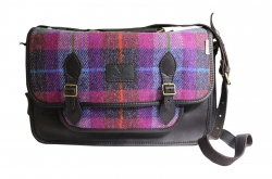 Deerskin Satchel with Adjustable Strap Rose – Kilts Wi Hae