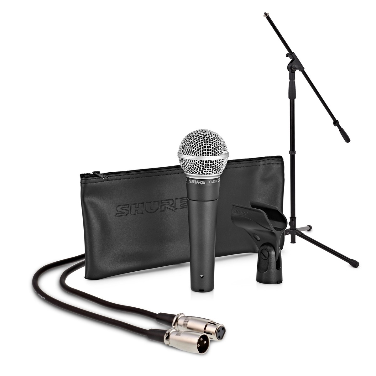 Shure SM58 Dynamic Vocal Mic with Stand and Cable – Microphone – DJ Equipment From Atrylogy