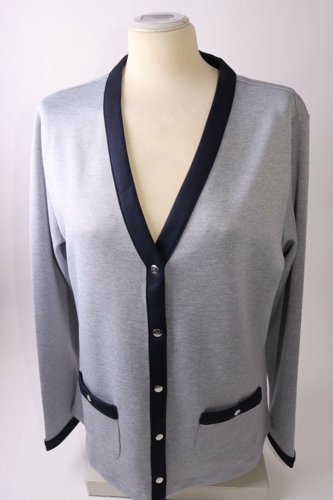 FootJoy Ladies Double Layer Jersey Cardigan – XL – Grey – Get That Brand