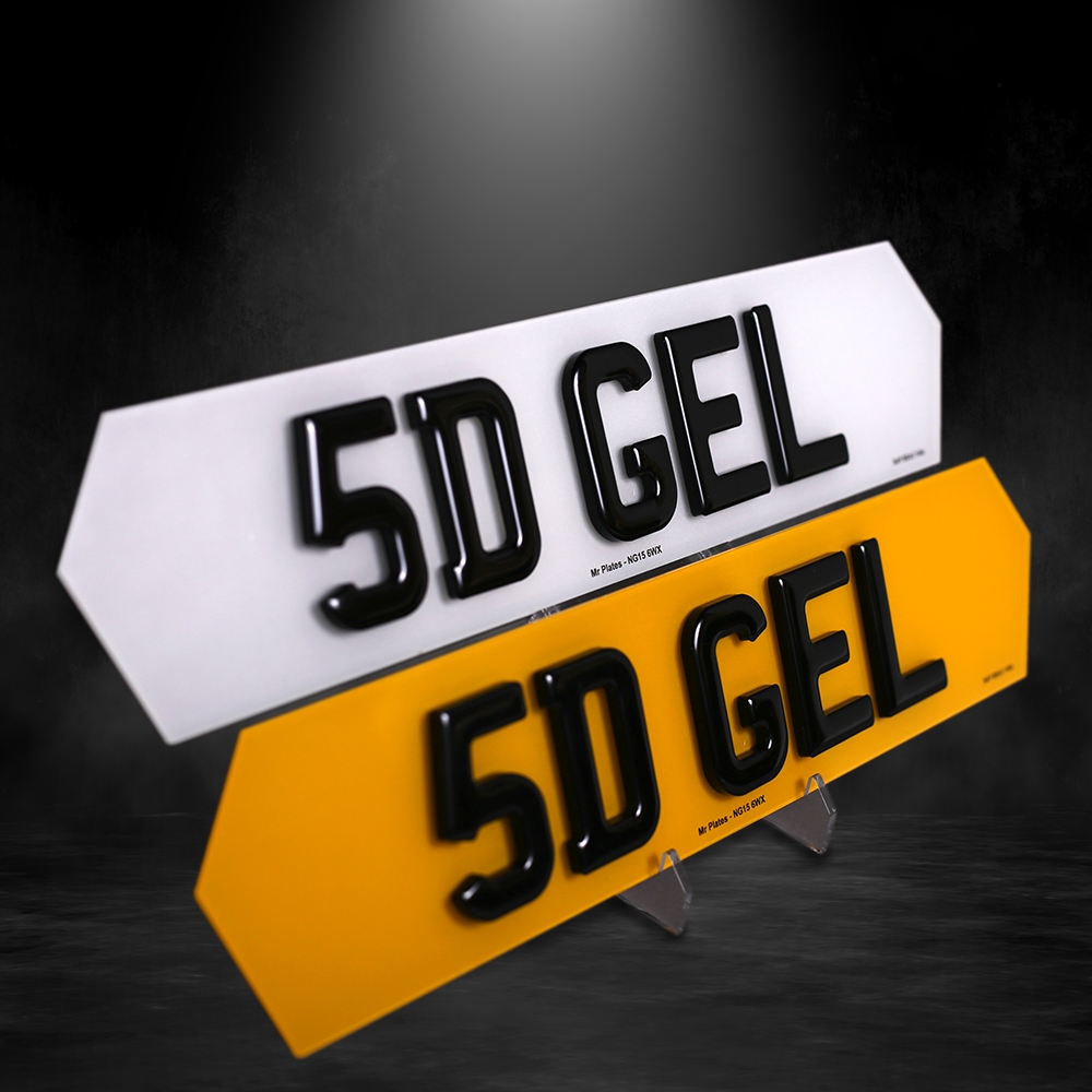Hex 5D Gel Plates – Number Plates – Mr Plates