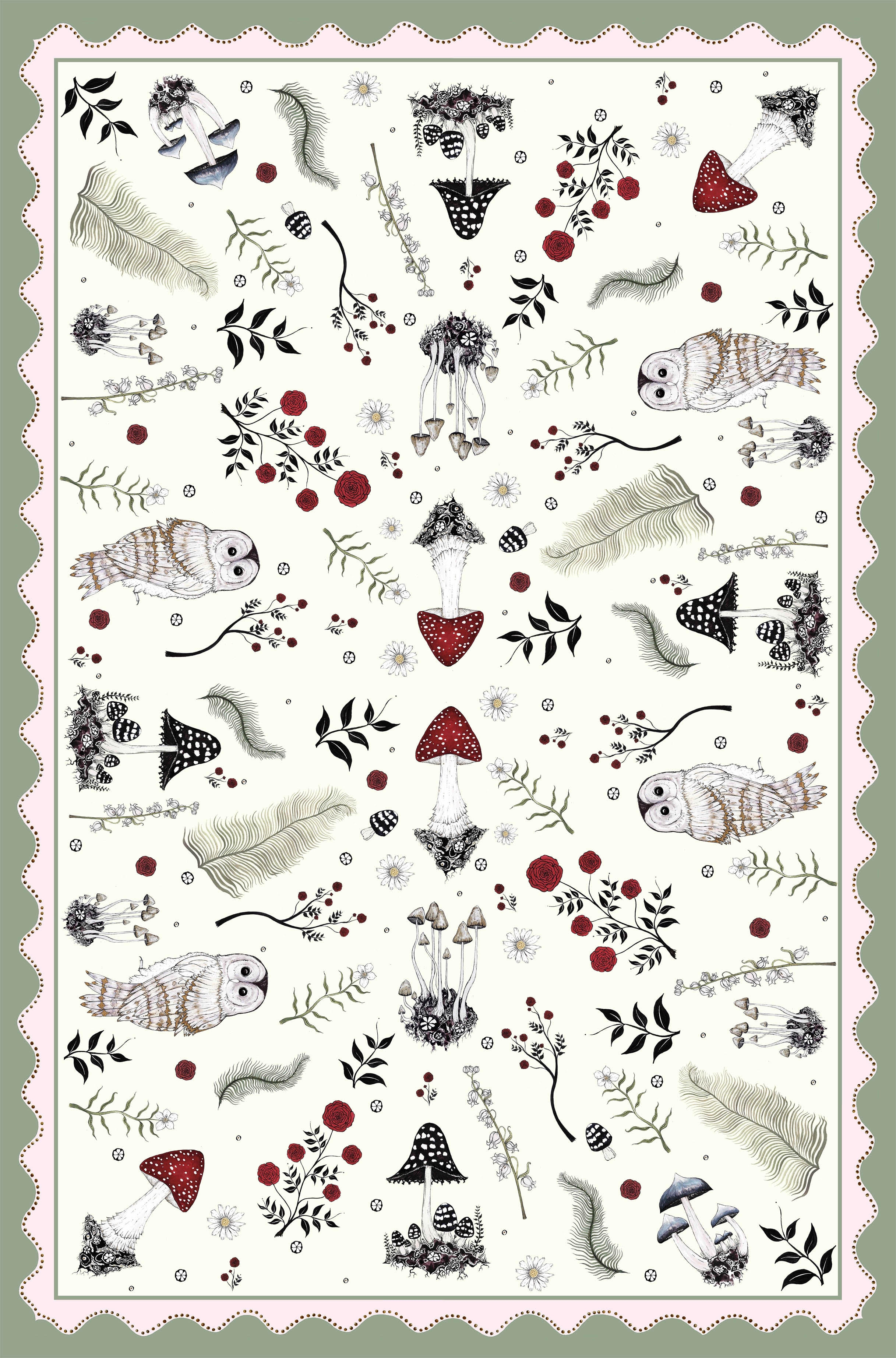 Bell Hutley Tablecloth The Forest Floor | The Design Yard