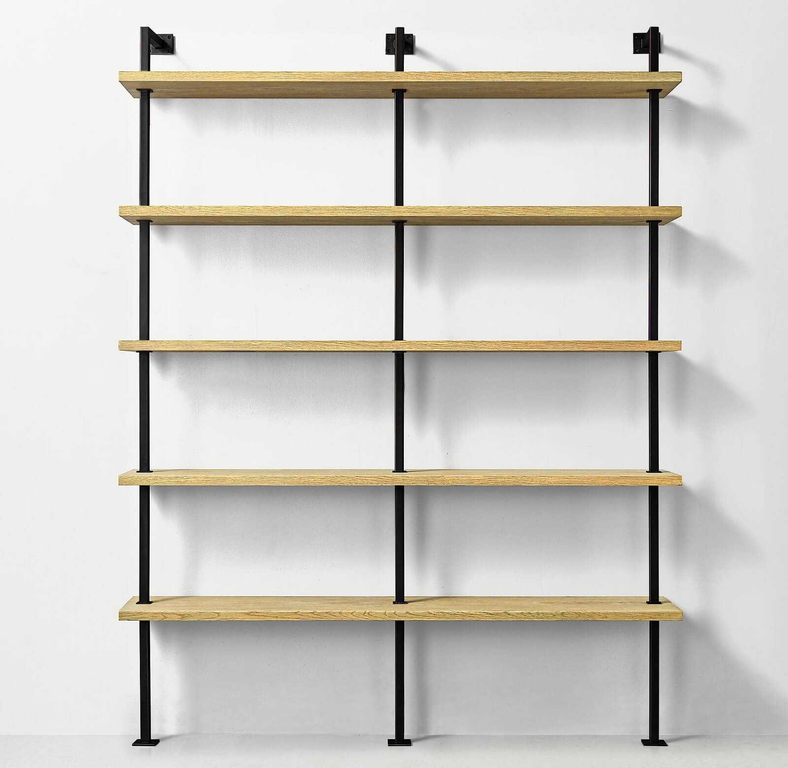 BOX-IT – 5 Shelf Industrial Double Shelving Unit – Acumen Collection 120cm30cmForest Black – Acumen Collection