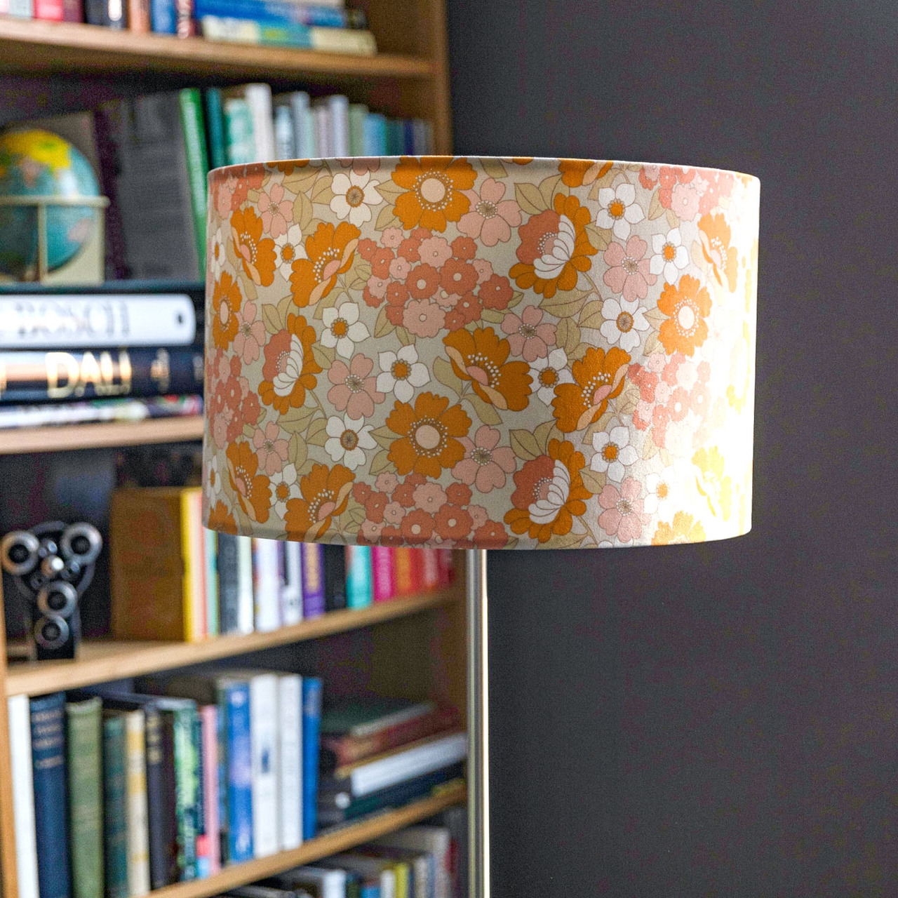 Celina Digby Luxury Soft-Touch Velvet Lampshade – Available for Ceiling Light, Standard Lamp or Table Flower Power Light (40cm)