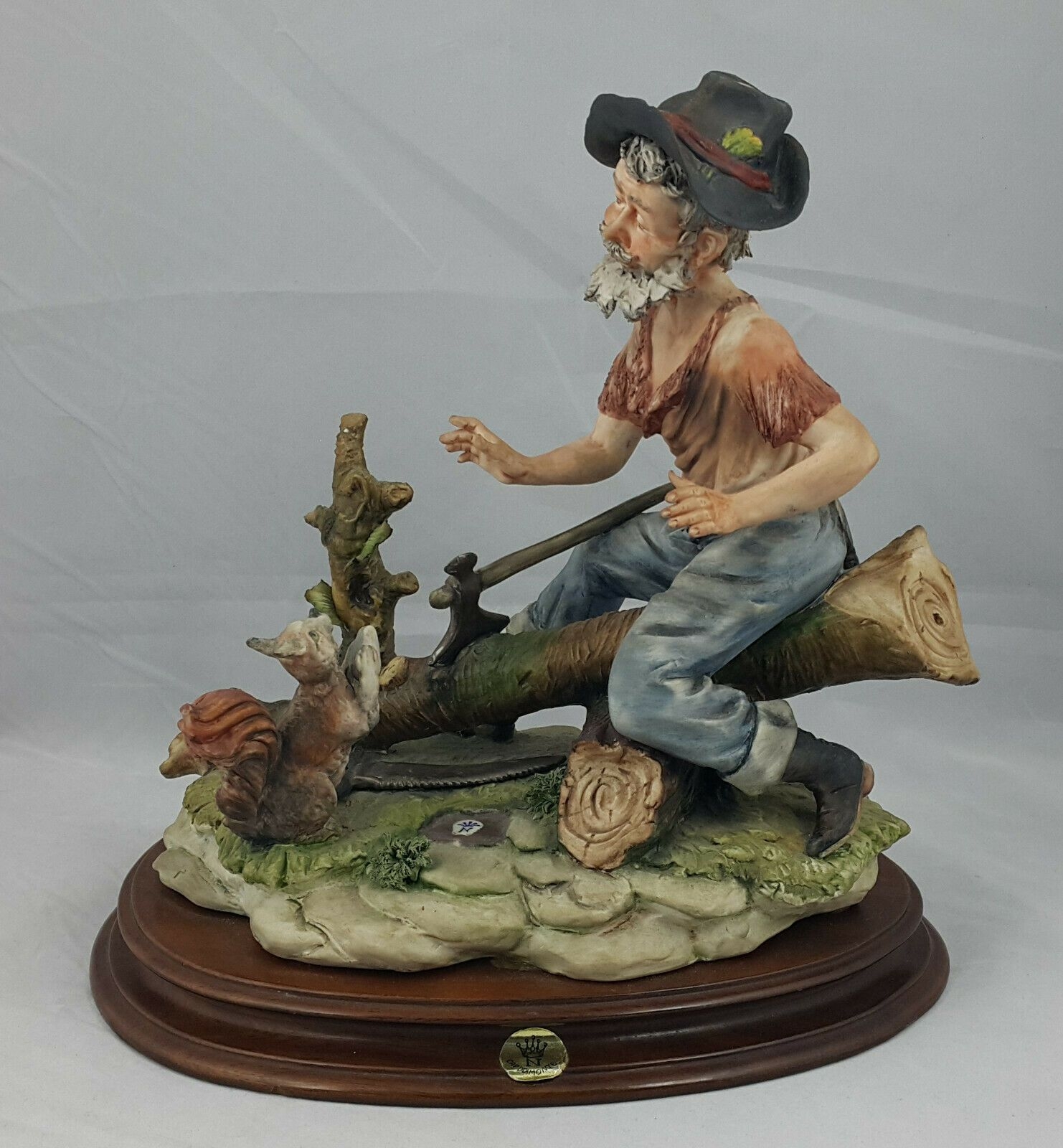 Capodimonte Figurine Woodcutter & Squirrel – Amazing Antiques Etc.