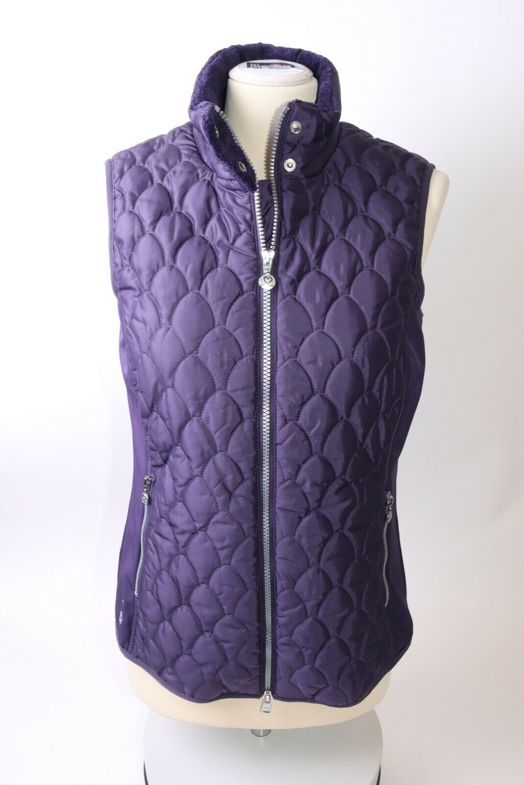 Daily Sports Ladies Milla Quilted Gilet/Vest – S – Purple – Get That Brand