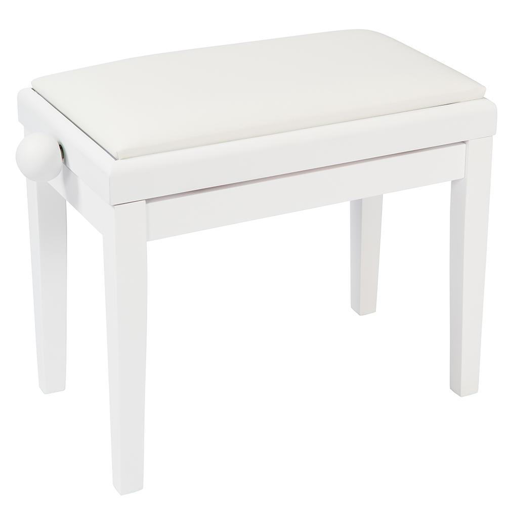 Kinsman Adjustable Piano Bench – White