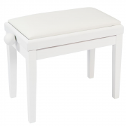 Kinsman Adjustable Piano Bench – White