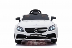 Licensed Mercedes C63 AMG – 12V Electric Ride On Car – White