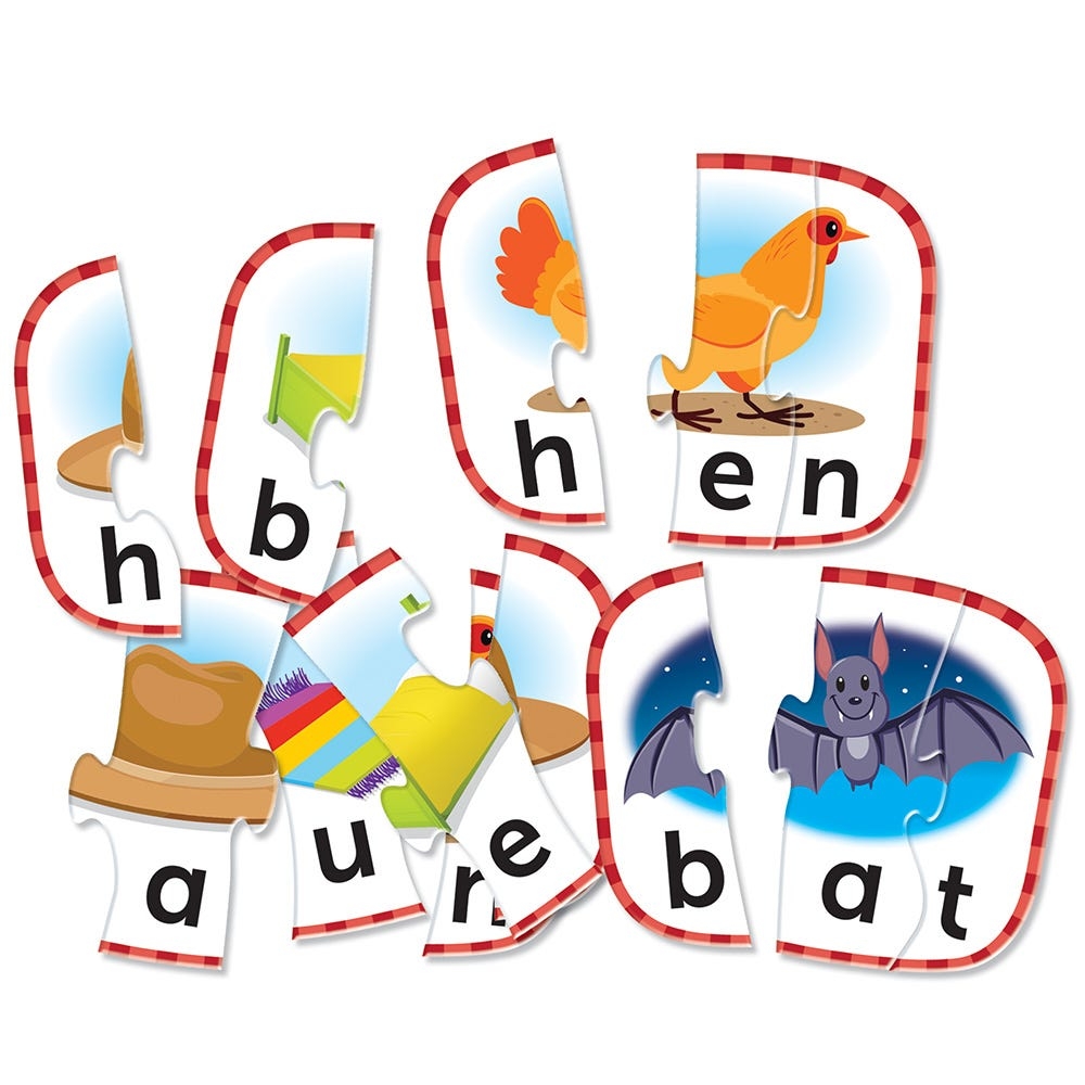 LR 3 Letter word puzzle cards – Vocational/ Learning Toys For Children Aged 3-8 Years