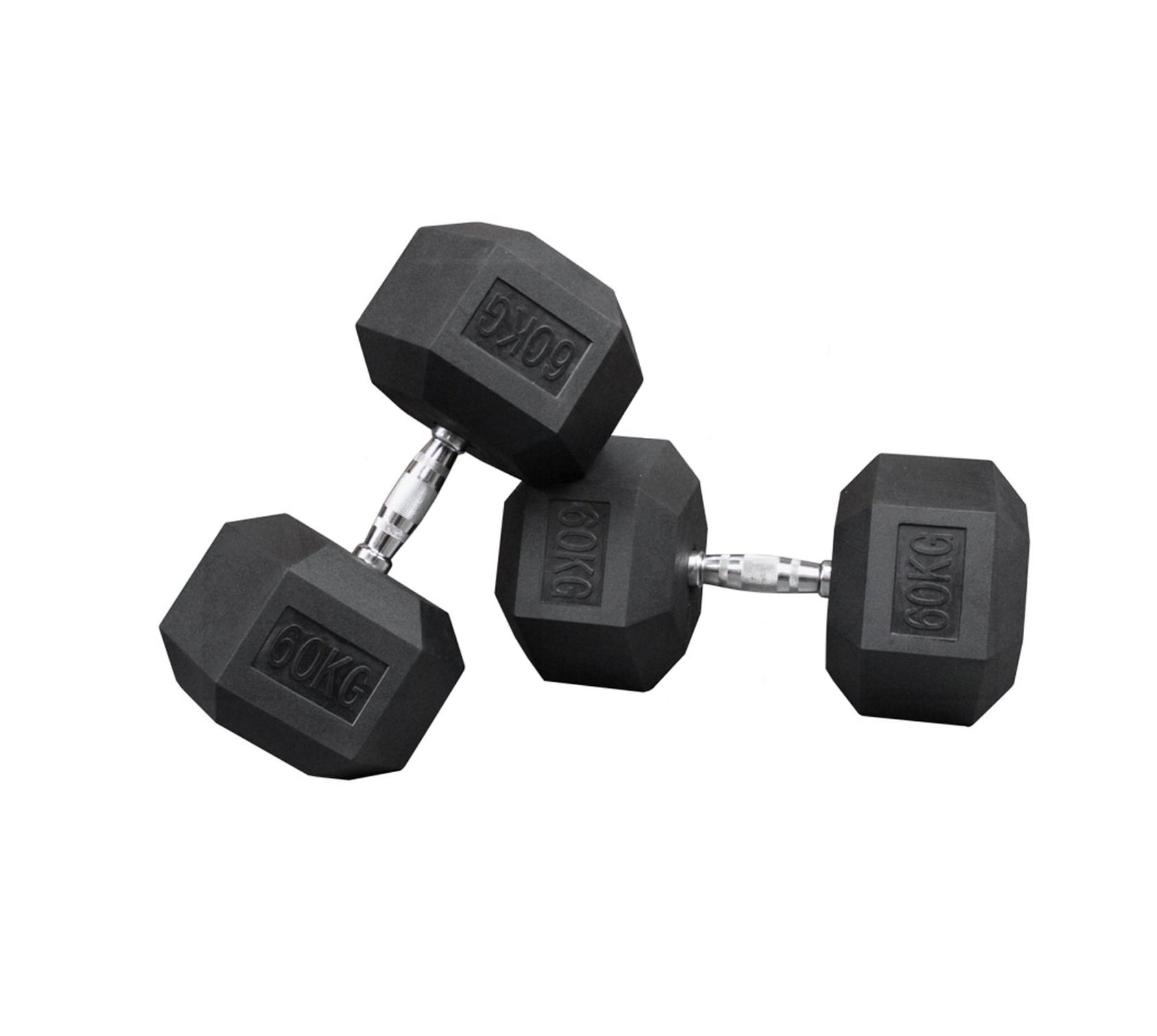 Hex Dumbbells Set 52.5kg-60kg (4 Pairs) – Custom Gym Equipment