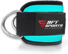 Ankle Straps For Cable Machines | Fitness Equipment Dublin Cyan / Single