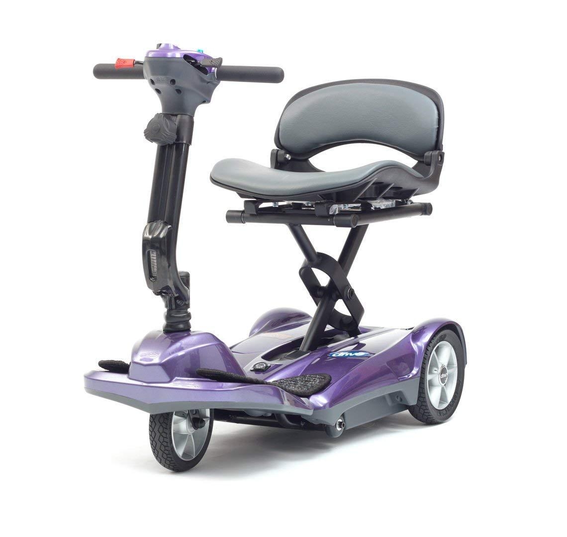 Drive 3 Wheel Automatic Folding Mobility Scooter – Purple