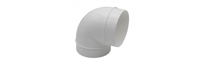Plastic 90deg Bend – Ventilation System Parts – Easy Hvac