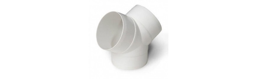 Plastic Round Y Piece – Ventilation System Parts – Easy Hvac