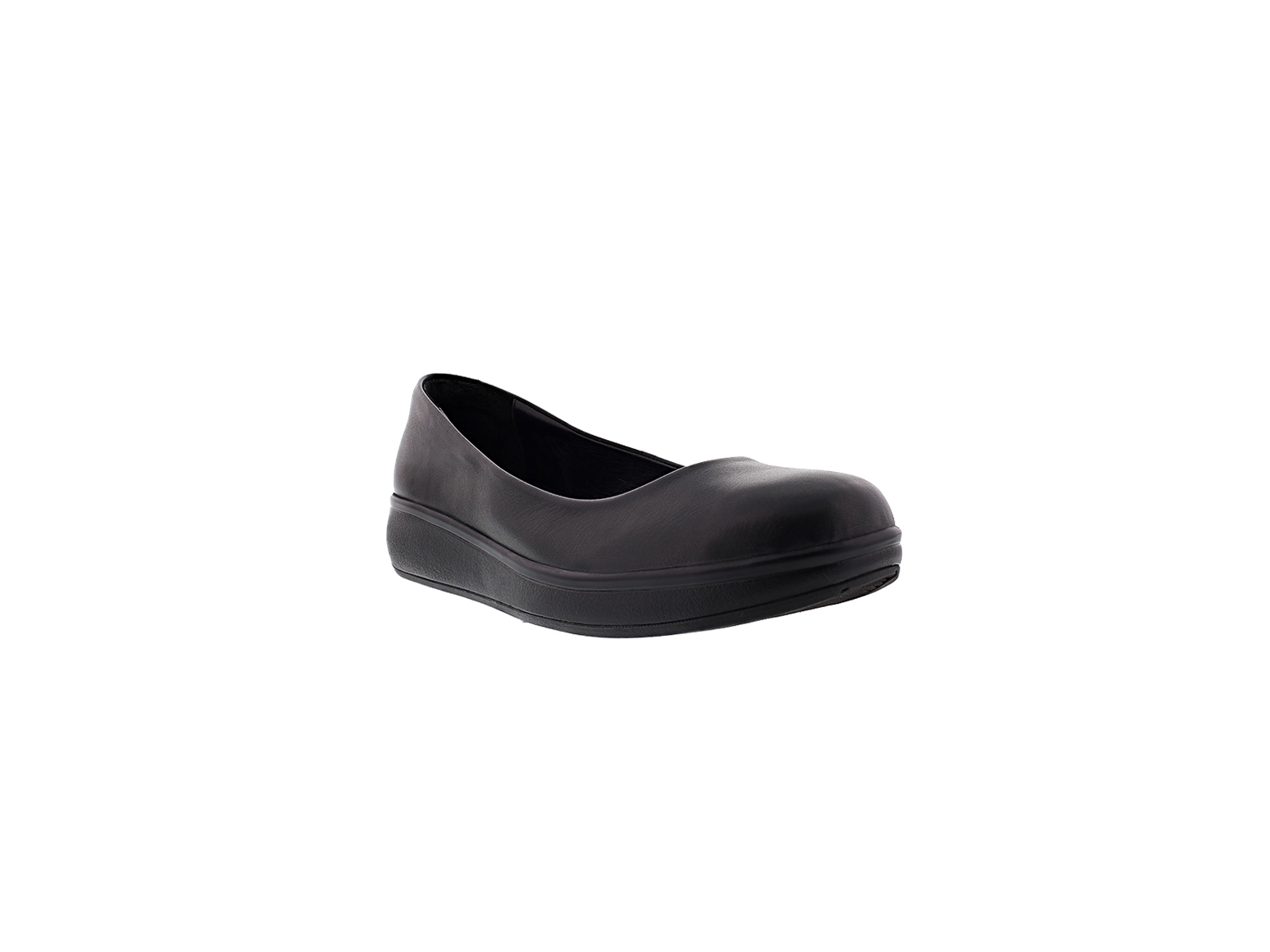 Womens Joya Cloud ll SR – Black Casual Shoes – Slip-On – Suitable For Heel Spurs / Knee Pain – Fits High Instep – Size 2.5 – Leather – ShoeFit