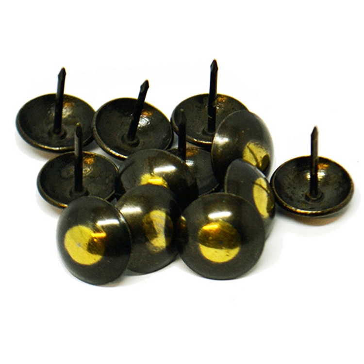 C.S. Osborne –  Spanish Decorative Nails 1000 Box – Black / Gold Colour – Textile Tools & Accessories