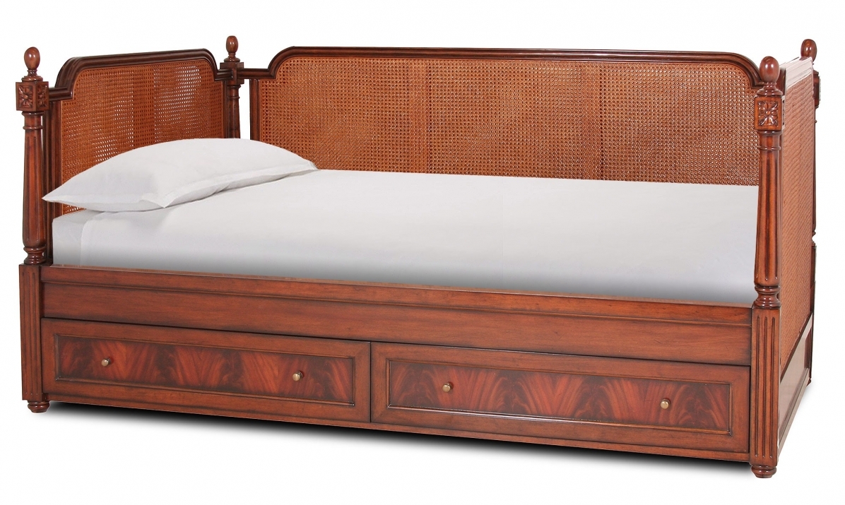 Mahogany day bed – small double