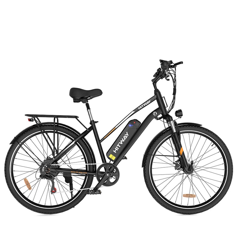 HITWAY – BK27 Electric Bike, Black – Rocket E-Bikes