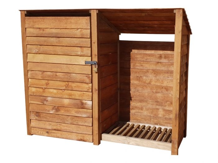 Wooden Tool Store | Arbor Garden Solutions | Timber | Finished Wood | Available In Brown Or Green | Door & Hieght Options2.3m³ / 3.3m³ capacity